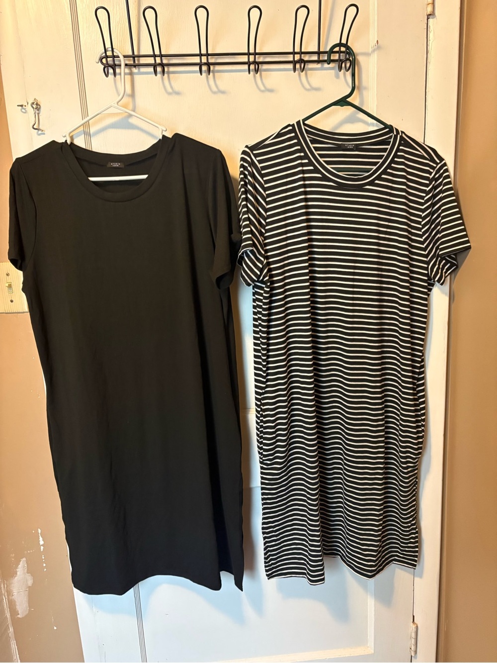 Black Midi T-Shirt Dress by Unknown Brand